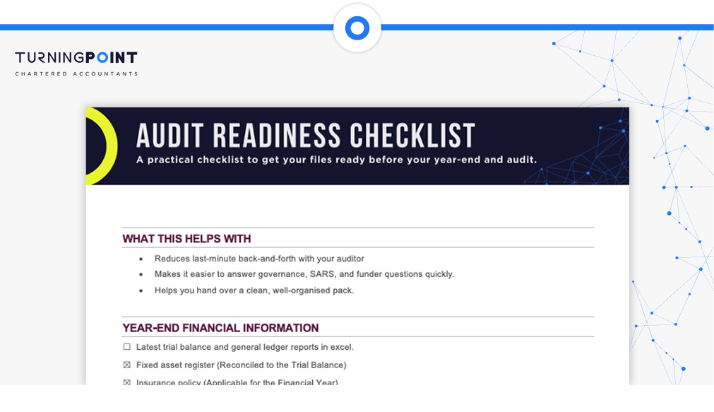 Checklist for year-end audit preparation