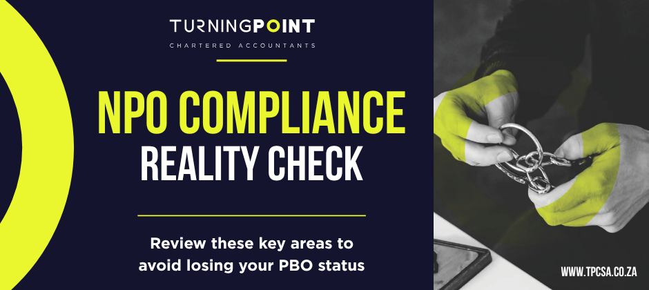 PBO status compliance for NPOs South Africa